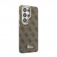 Дизайнерски кожен кейс с MagSafe за Samsung Galaxy S26 Ultra - Guess PU 4G Script Metal Logo Magnetic Case (кафяв) thumbnail 4