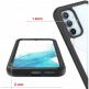 Удароустойчив хибриден кейс с вграден протектор за дисплея за Samsung Galaxy A54 5G - Tech-protect Defense 360 Protective Hybrid Case (черен) thumbnail 4