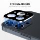 Предпазнo стъклено защитно покритие за камерата на iPhone 17 Pro Max - Techsuit Full Camera Glass (черен) thumbnail 3