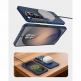 Кевларен кейс с MagSafe за  Samsung Galaxy S26 Ultra - Benks ArmorGrid ArmorAir Magnetic Kevlar Metal Frame Case 600D (син) thumbnail 7