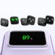 Преносима външна батерия с USB-C порт и безжично зареждане с MagSafe - Ugreen Uno PB571 Magnetic Wireless Power Bank 5000 mAh 20W (лилав) thumbnail 5