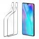 Baseus Full Screen Curved Soft Screen Protector - извито защитно покритие с черна рамка за целия дисплей на Huawei P30 (два броя) thumbnail