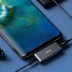 Baseus USB-C Male + 3.5mm Female Adapter L57 - пасивен адаптер USB-C към 3.5 мм. аудио изход и USB-C изход за устройства с USB-C порт (черен) thumbnail 6