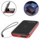 Baseus Mini S Bracket 10W Wireless Charger 10000mAh - външна батерия USB и USB-C изходи и с технология за безжично зареждане (черен-червен) thumbnail 4
