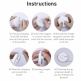 Baseus YOYO Apple Watch Wireless Charger - докинг станция за зареждне на Apple Watch с включен кабел (1м) (бял) thumbnail 4