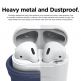 Elago Airpods Waterproof Active Hang Case - водоустойчив силиконов калъф с карабинер за Apple Airpods (тъмносин) thumbnail 6