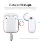 Elago Airpods Duo Hang Silicone Case - силиконов калъф за Apple Airpods 2 with Wireless Charging Case (розов-бял) thumbnail 6