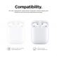 Elago Airpods Duo Hang Silicone Case - силиконов калъф за Apple Airpods 2 with Wireless Charging Case (тъмносин-бял) thumbnail 8