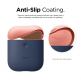 Elago Airpods Duo Silicone Case - силиконов калъф за Apple Airpods 2 with Wireless Charging Case (тъмносин-оранжев) thumbnail 4