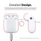 Elago Airpods Silicone Hang Case - силиконов калъф с карабинер за Apple Airpods 2 with Wireless Charging Case (светлорозов) thumbnail 6