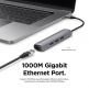 Elago Multi 6 in 1 USB-C Hub Ethernet - мултифункционален хъб за свързване на допълнителна периферия за устройства с USB-C (тъмносив) thumbnail 4