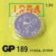 Бутонна алкална батерия GP189 LR-1130/ 10 бр./pack  цена за 1 бр./ 1.55V  GP thumbnail