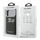 Дизайнерски кожен кейс с отделение за карти за iPhone 17 Pro - Karl Lagerfeld PU Karl and Choupette Print And Card Slot Case (черен) thumbnail 8