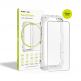 Калено стъклено защитно покритие за дисплея на iPhone 16 Pro, iPhone 17, iPhone 17 Pro - Mobile Origin EasyGlass Full Cover Tempered Glass With Applicator (черен-прозрачен) thumbnail