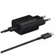 Samsung Power Delivery 3.0 25W Wall Charger EP-TA800XBEGWW - захранване за ел. мрежа с USB-C изход и USB-C кабел (черен) (retail опаковка) thumbnail