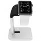 Macally Apple Watch Stand - луксозна алуминиева поставка за Apple Watch (сребриста) thumbnail 6