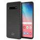 Mercedes-Benz Dynamic Leather Hard Case - дизайнерски кожен кейс за Samsung Galaxy S10 Plus (черен) thumbnail