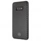 Mercedes-Benz Dynamic Leather Hard Case - дизайнерски кожен кейс за Samsung Galaxy S10E (черен) thumbnail 2