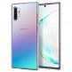 Spigen Liquid Crystal Case - тънък качествен силиконов (TPU) калъф за Samsung Galaxy Note 10 Plus (прозрачен)  thumbnail