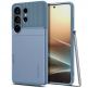 Хибриден удароустойчив кейс с отделение за кр. карти за Samsung Galaxy S26 Ultra - Spigen Slim Armor CS Case (син) thumbnail 2