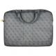 Guess UpTown Laptop Bag - луксозна дизайнерска чанта с дръжки и презрамка за преносими компютри до 15 инча (сива) thumbnail 4