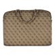 Guess UpTown Laptop Bag - луксозна дизайнерска чанта с дръжки и презрамка за преносими компютри до 15 инча (кафява) thumbnail 2