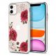 Spigen Ciel Red Floral Case - дизайнерски удароустойчив кейс за iPhone 11 (прозрачен) thumbnail