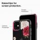 Spigen Ciel Red Floral Case - дизайнерски удароустойчив кейс за iPhone 11 (прозрачен) thumbnail 3