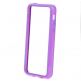 TPU Bumper Frame - силиконов бъмпер за iPhone 5C (лилав) thumbnail 2