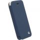 Krusell Malmo Flip cover - кожен калъф, тип портфейл за iPhone 5, iPhone 5S и iPhone 5C (син) thumbnail 2