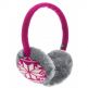 KitSound Earmuffs Fairislie - ушанки с вградени слушалки и микрофон за iPhone и мобилни устройства (розов) thumbnail