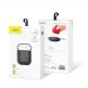 Baseus Airpods Silicone Wireless Charging Case - силиконов калъф с възможност за безжично зареждане за Apple Airpods (черен) thumbnail 2