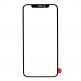 OEM iPhone X Glass Lens Screen and Frame Cold Pressed - външно стъкло с рамка и лещи за камерата за iPhone X (черен) thumbnail
