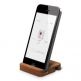 Elago W Stand - дървена поставка за iPhone 5, iPhone 5S, iPhone 5C, iPad mini (моаби) thumbnail