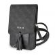 Guess Wallet Universal Phone Bag - кожена чанта (портфейл) с презрамка (черен)  thumbnail