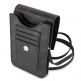Guess Wallet Universal Phone Bag - кожена чанта (портфейл) с презрамка (черен)  thumbnail 4
