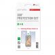 4smarts 360° Protection Set - тънък силиконов кейс и стъклено защитно покритие за дисплея на Samsung Galaxy Xcover 4s (прозрачен) thumbnail 2