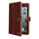 Sena Folio Case - луксозен калъф, тип папка от естествена кожа и поставка за iPad mini, iPad mini Retina (кафяв) thumbnail