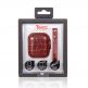 Torrii Airpods Bamboo Leather Case - кожен кейс (естествена кожа) за Apple Airpods (червен) thumbnail 3