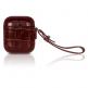 Torrii Airpods Bamboo Leather Case - кожен кейс (естествена кожа) за Apple Airpods (червен) thumbnail 6