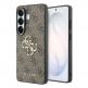 Дизайнерски кожен кейс за Samsung Galaxy S26 Ultra - Guess PU 4G Metal Logo Leather Hard Case (кафяв) thumbnail