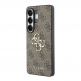 Дизайнерски кожен кейс за Samsung Galaxy S26 Ultra - Guess PU 4G Metal Logo Leather Hard Case (кафяв) thumbnail 2