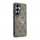 Дизайнерски кожен кейс за Samsung Galaxy S26 Ultra - Guess PU 4G Metal Logo Leather Hard Case (кафяв) thumbnail 4