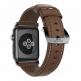 Nomad Strap Traditional Leather - кожена (естествена кожа) каишка за Apple Watch 42мм, 44мм (кафяв-черен) thumbnail 2