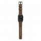 Nomad Strap Modern Leather - кожена (естествена кожа) каишка за Apple Watch 42мм, 44мм (кафяв-черен) thumbnail 4