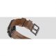 Nomad Strap Modern Leather - кожена (естествена кожа) каишка за Apple Watch 42мм, 44мм (кафяв-черен) thumbnail 7