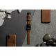 Nomad Strap Modern Leather - кожена (естествена кожа) каишка за Apple Watch 42мм, 44мм (кафяв-черен) thumbnail 10