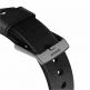 Nomad Strap Modern Leather - кожена (естествена кожа) каишка за Apple Watch 42мм, 44мм (черен) thumbnail 5