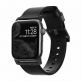 Nomad Strap Modern Leather - кожена (естествена кожа) каишка за Apple Watch 42мм, 44мм (черен) thumbnail 6