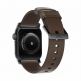 Nomad Strap Modern Slim Leather - кожена (естествена кожа) каишка за Apple Watch 38мм, 40мм (кафяв-черен) thumbnail